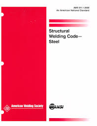 Structural Welding Code--steel